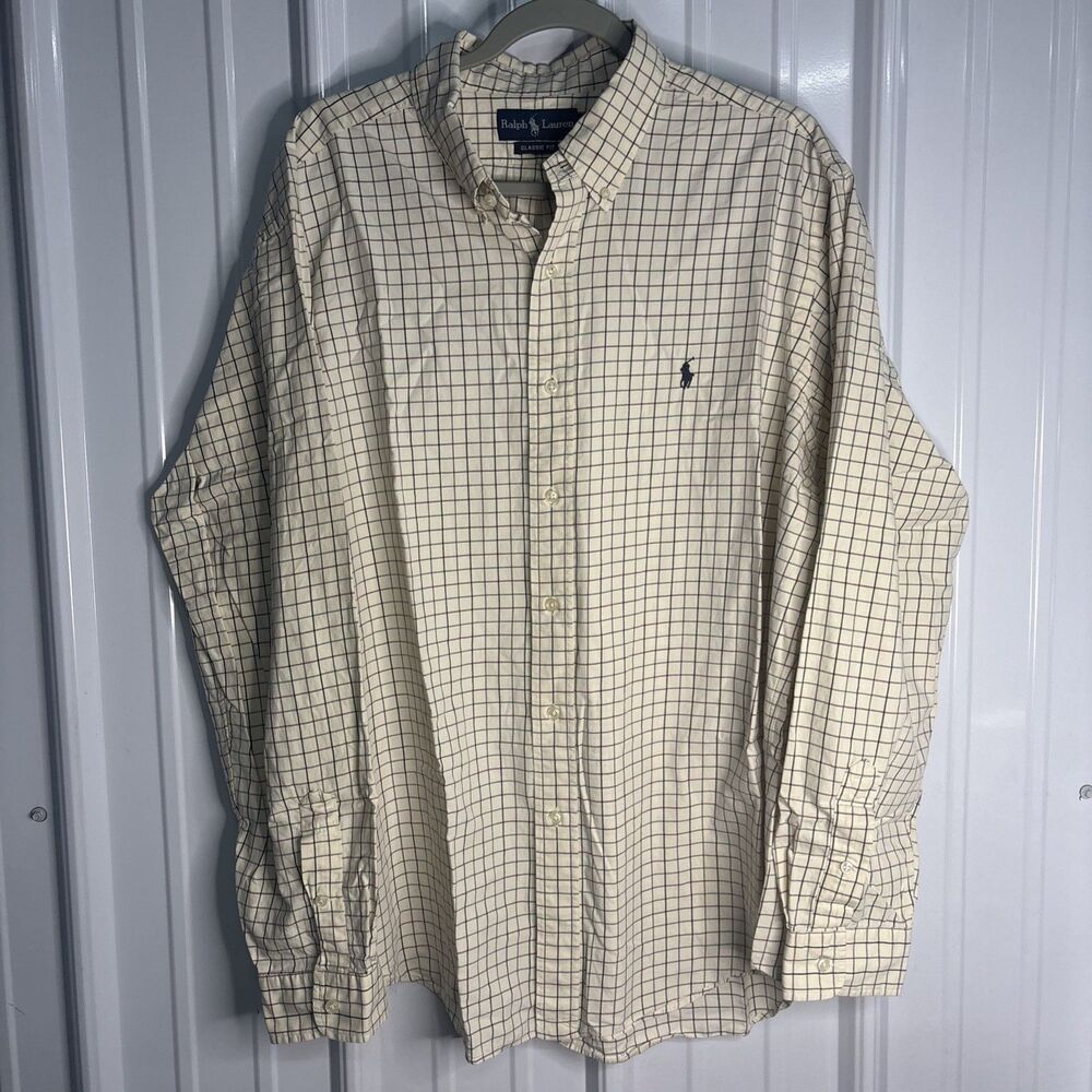 Vintage Ralph Lauren Classic Fit Mens Button Down XXL